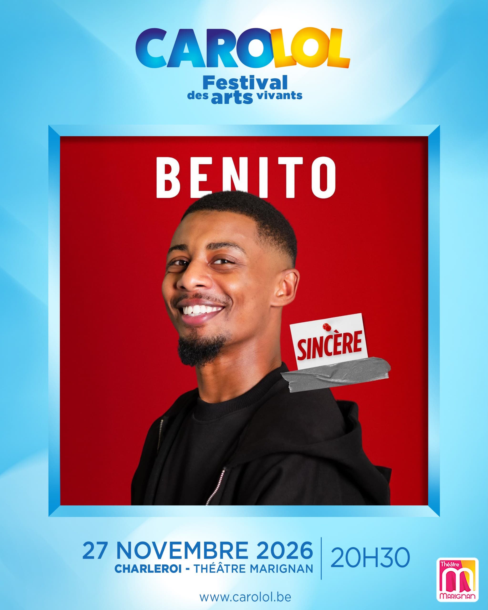 Affiche de Benito — Sincère