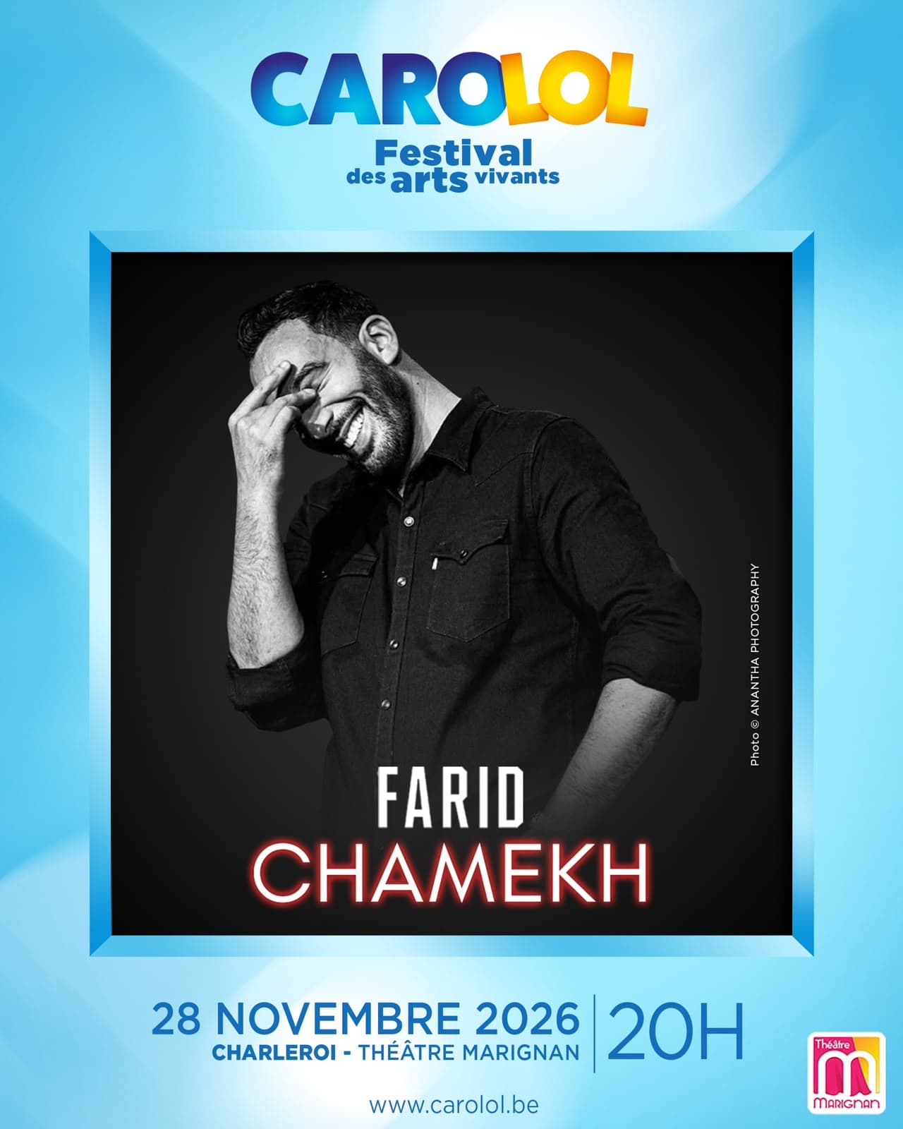 Affiche de Farid Chamekh — Nouveau spectacle