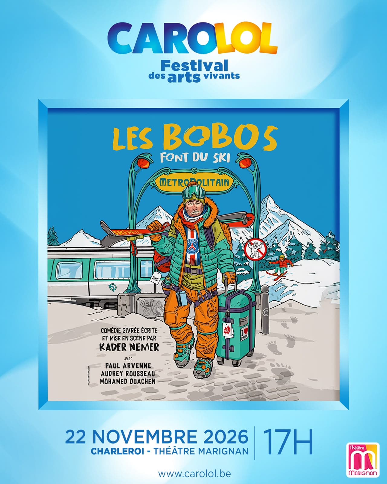 Affiche de Les Bobos font du ski